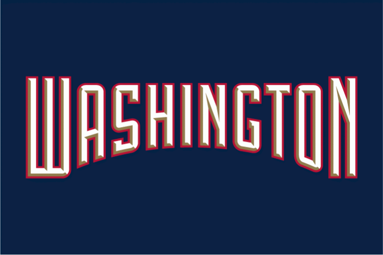 Washington Nationals 2005-2008 Wordmark Logo iron on transfers for fabric